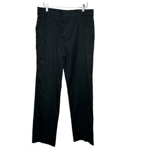 Dockers Straight Fit D2 Dress Pants Men's Size 32x34 Black Flat Front Casual